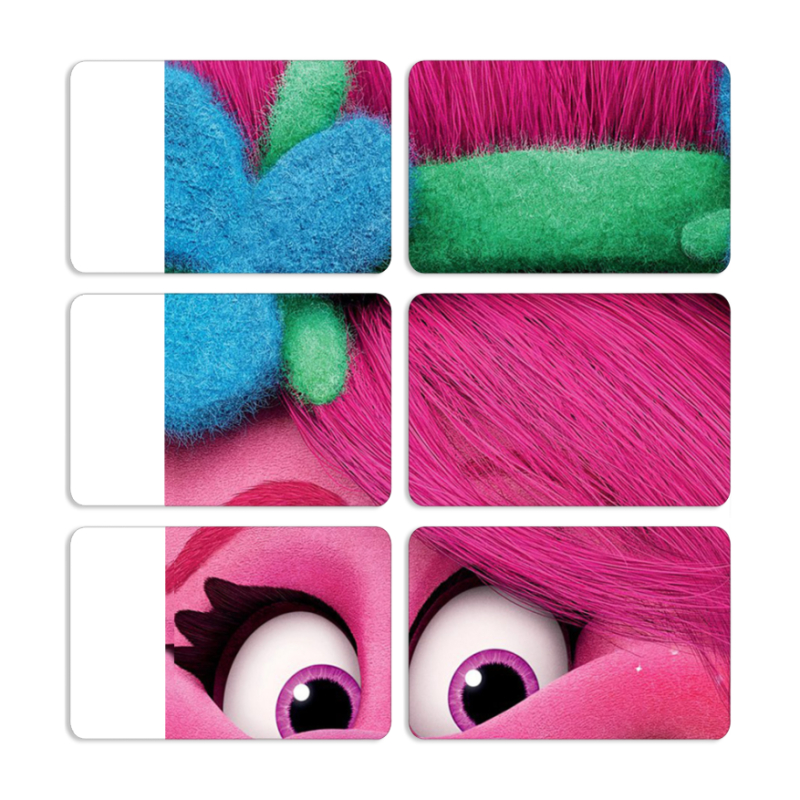 Магнитные фотопазлы 80 на 50 набор 6 штук Queen Poppy