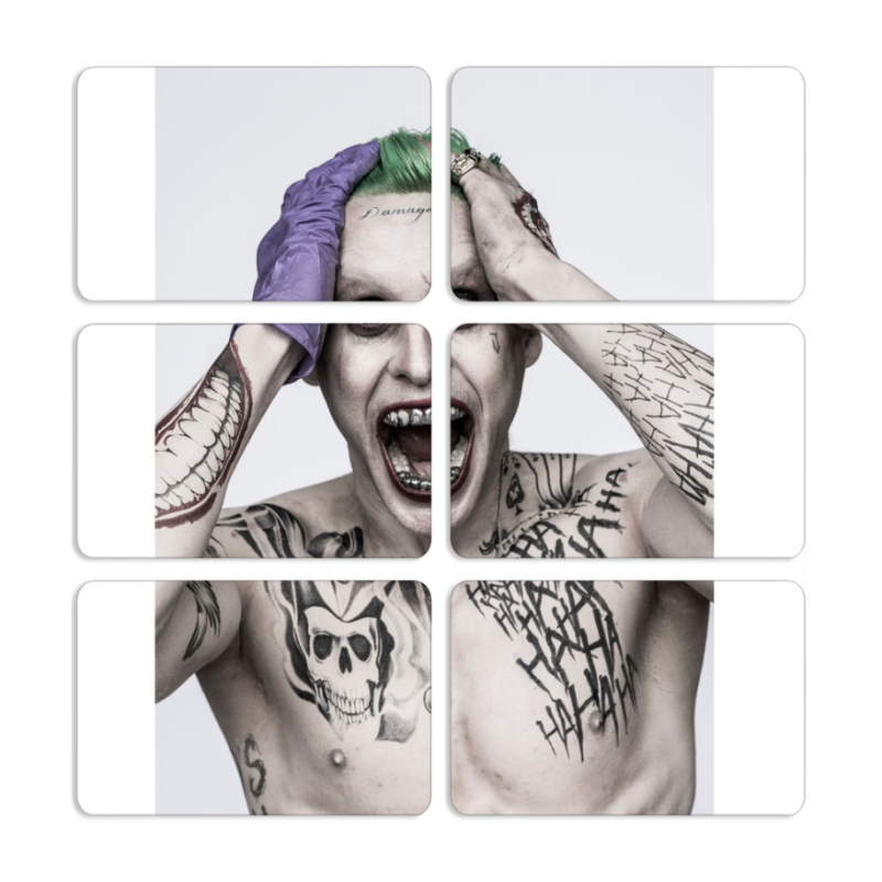 Магнитные фотопазлы 80 на 50 набор 6 штук 