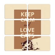 Магнитные фотопазлы 80 на 50 набор 6 штук 