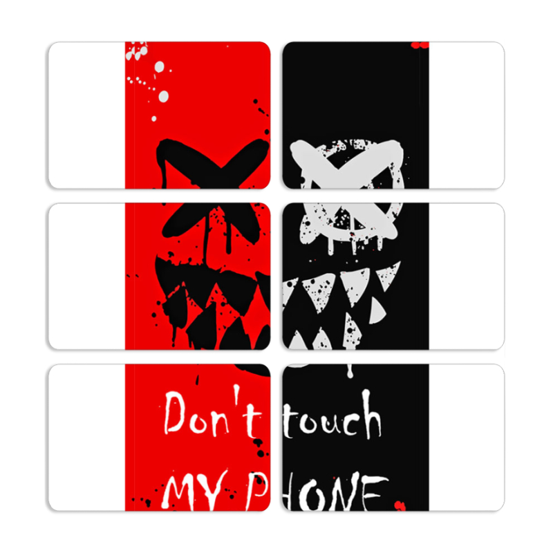 Магнитные фотопазлы 80 на 50 набор 6 штук Bad Smile