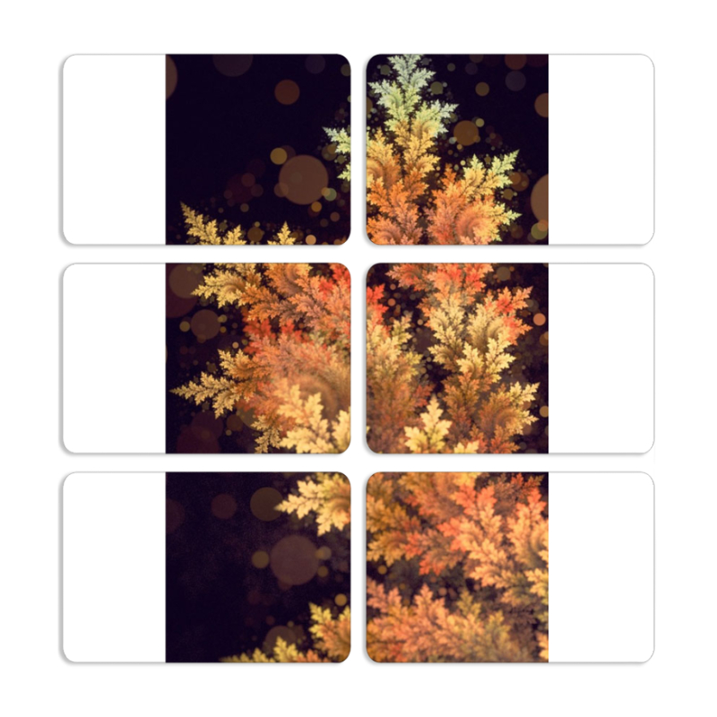 Магнитные фотопазлы 80 на 50 набор 6 штук 