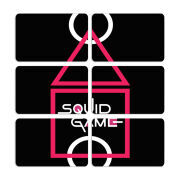 Магнитные фотопазлы 80 на 50 набор 6 штук siquid game игра в кальмара