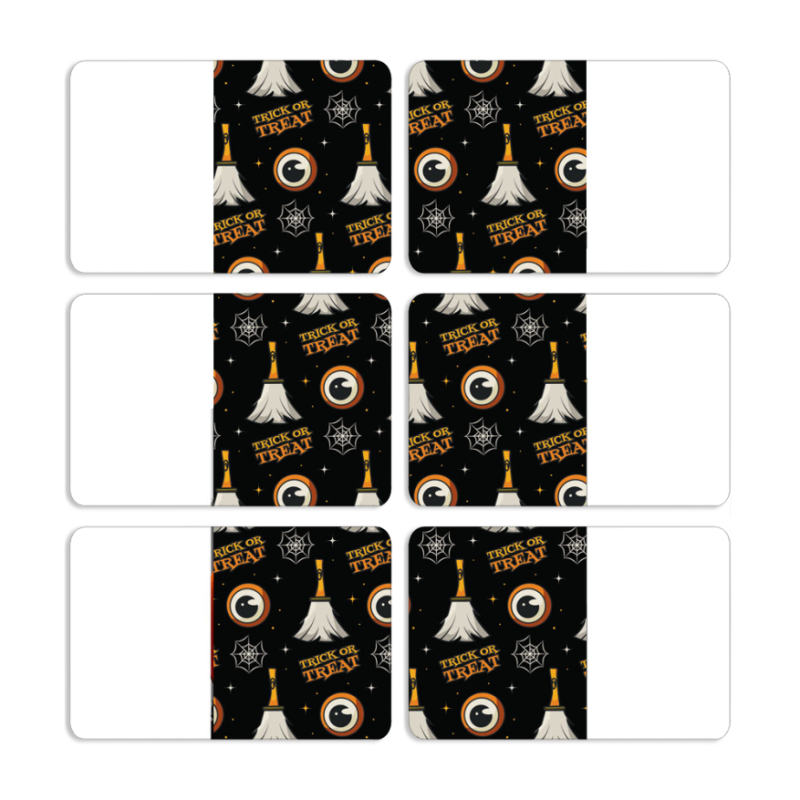 Магнитные фотопазлы 80 на 50 набор 6 штук Halloween Magic