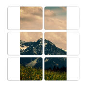 Магнитные фотопазлы 80 на 50 набор 6 штук 