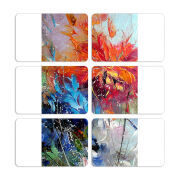 Магнитные фотопазлы 80 на 50 набор 6 штук 