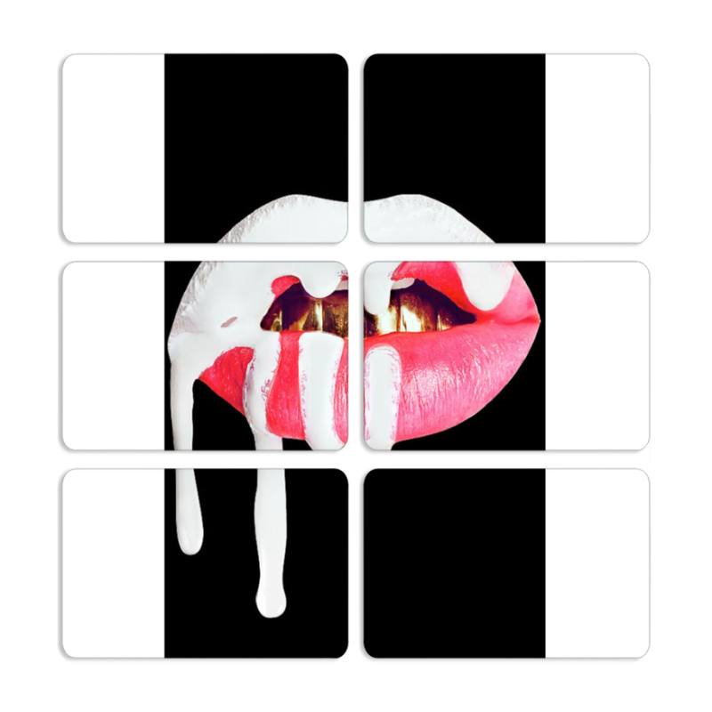 Магнитные фотопазлы 80 на 50 набор 6 штук 