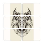 Магнитные фотопазлы 80 на 50 набор 6 штук 