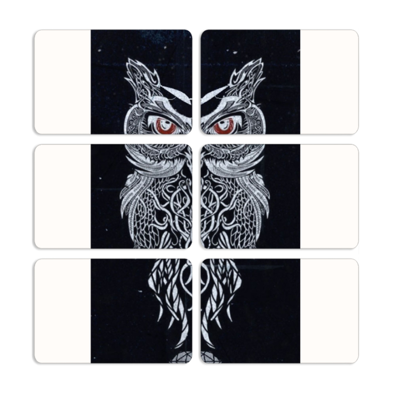 Магнитные фотопазлы 80 на 50 набор 6 штук 