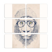 Магнитные фотопазлы 80 на 50 набор 6 штук 