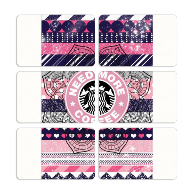 Магнитные фотопазлы 80 на 50 набор 6 штук 