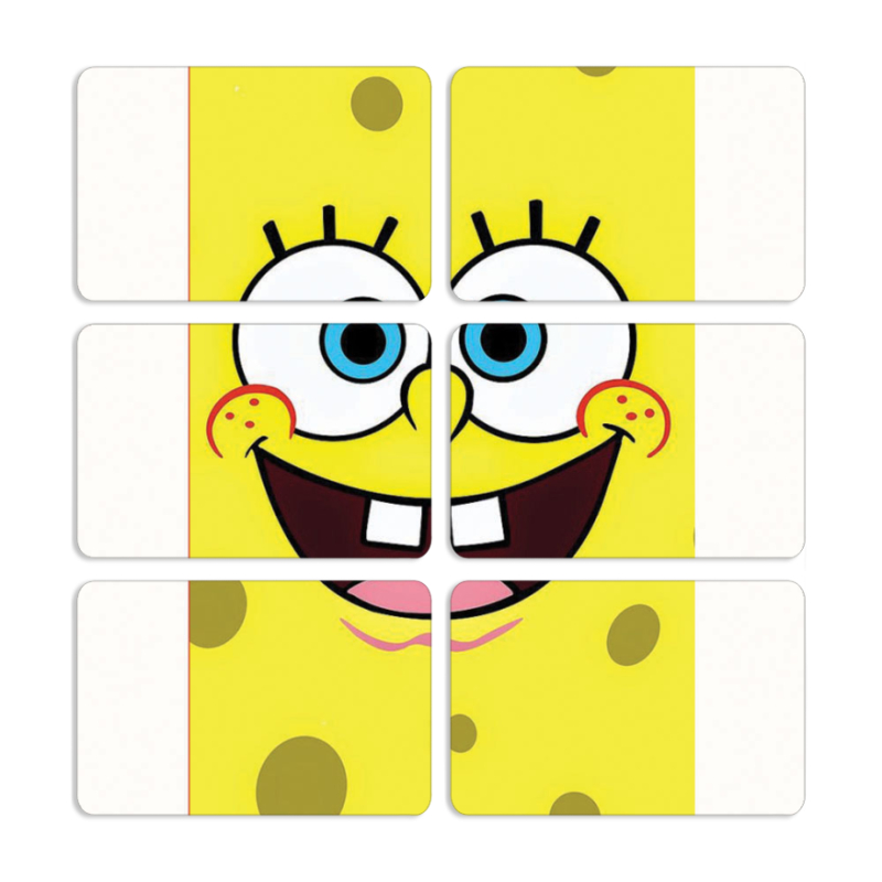 Магнитные фотопазлы 80 на 50 набор 6 штук 