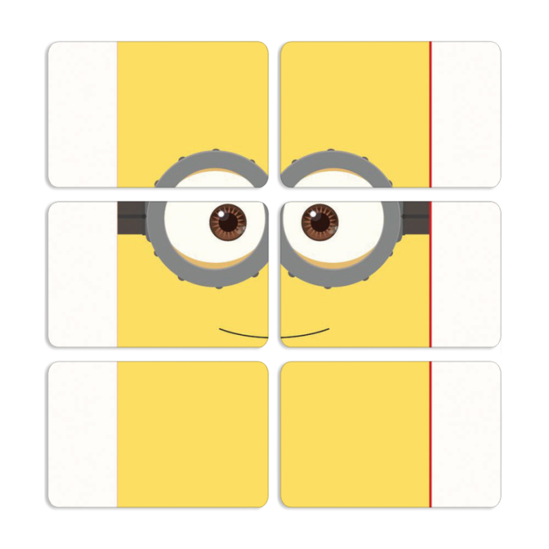 Магнитные фотопазлы 80 на 50 набор 6 штук 