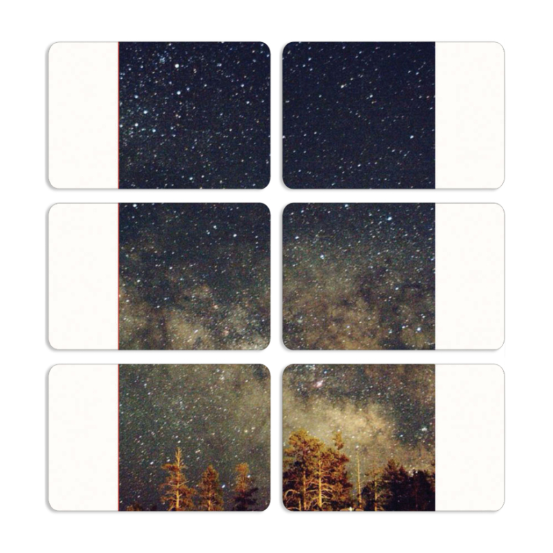 Магнитные фотопазлы 80 на 50 набор 6 штук 