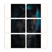 Магнитные фотопазлы 80 на 50 набор 6 штук 