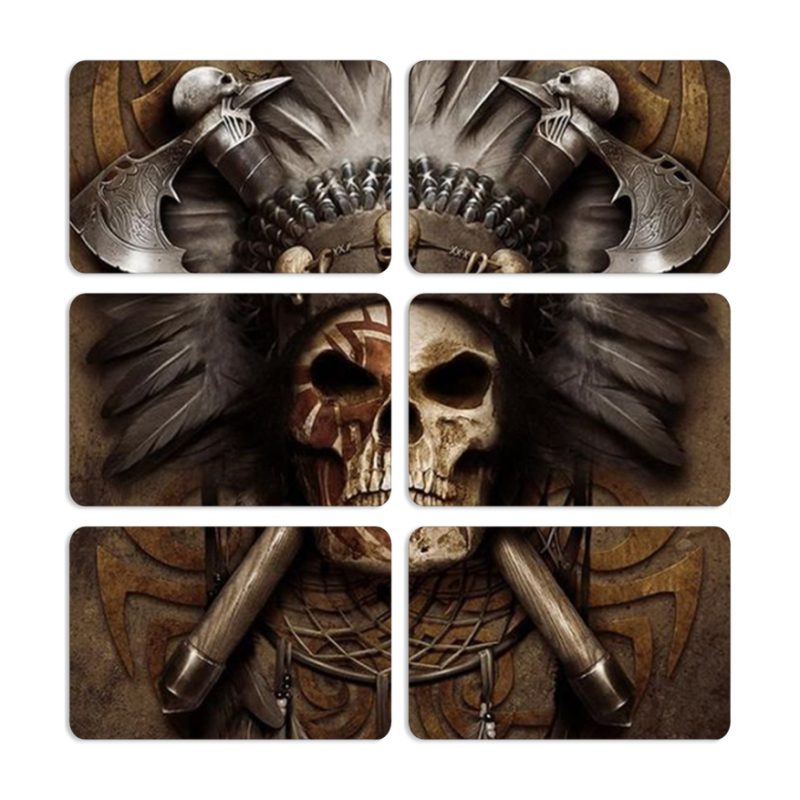 Магнитные фотопазлы 80 на 50 набор 6 штук 