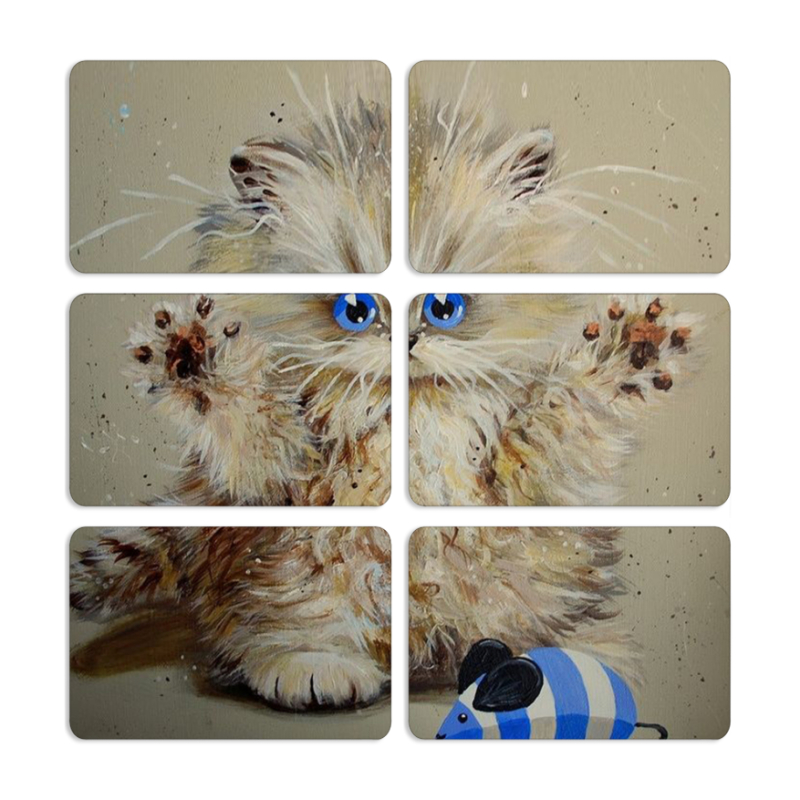 Магнитные фотопазлы 80 на 50 набор 6 штук 