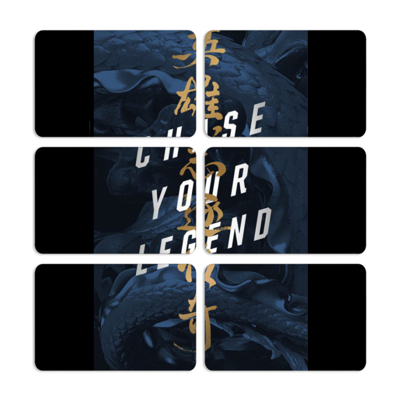 Магнитные фотопазлы 80 на 50 набор 6 штук 