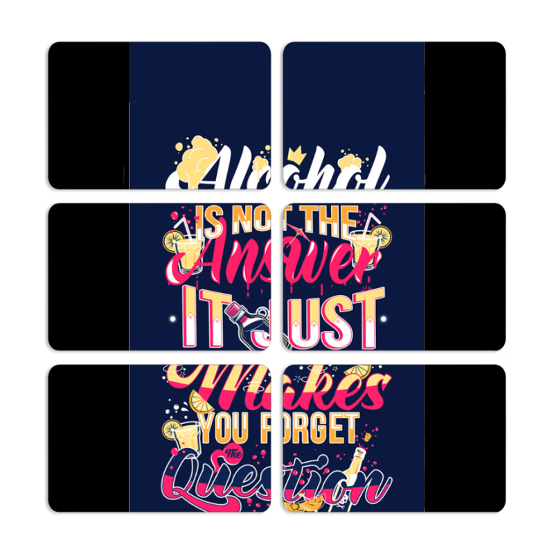 Магнитные фотопазлы 80 на 50 набор 6 штук 