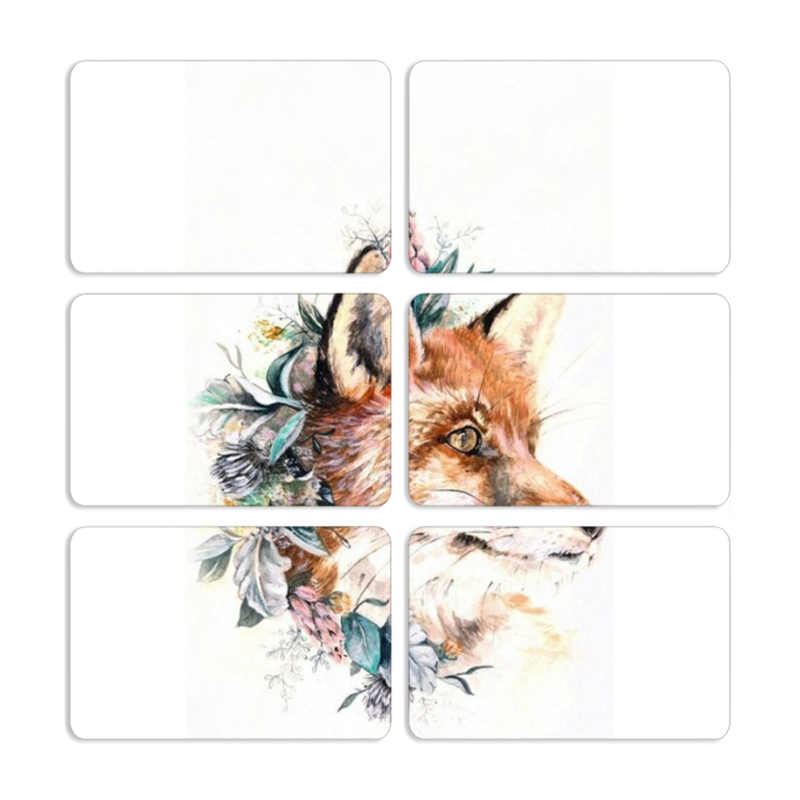 Магнитные фотопазлы 80 на 50 набор 6 штук 