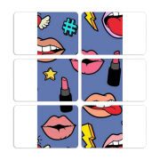 Магнитные фотопазлы 80 на 50 набор 6 штук 