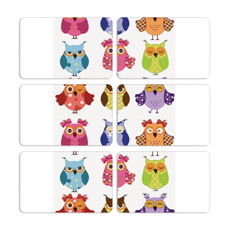 Магнитные фотопазлы 80 на 50 набор 6 штук 