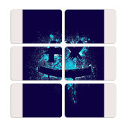 Магнитные фотопазлы 80 на 50 набор 6 штук 