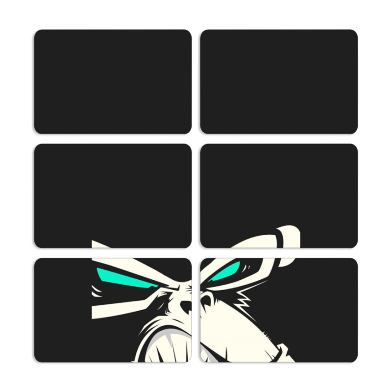 Магнитные фотопазлы 80 на 50 набор 6 штук 