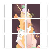 Магнитные фотопазлы 80 на 50 набор 6 штук 