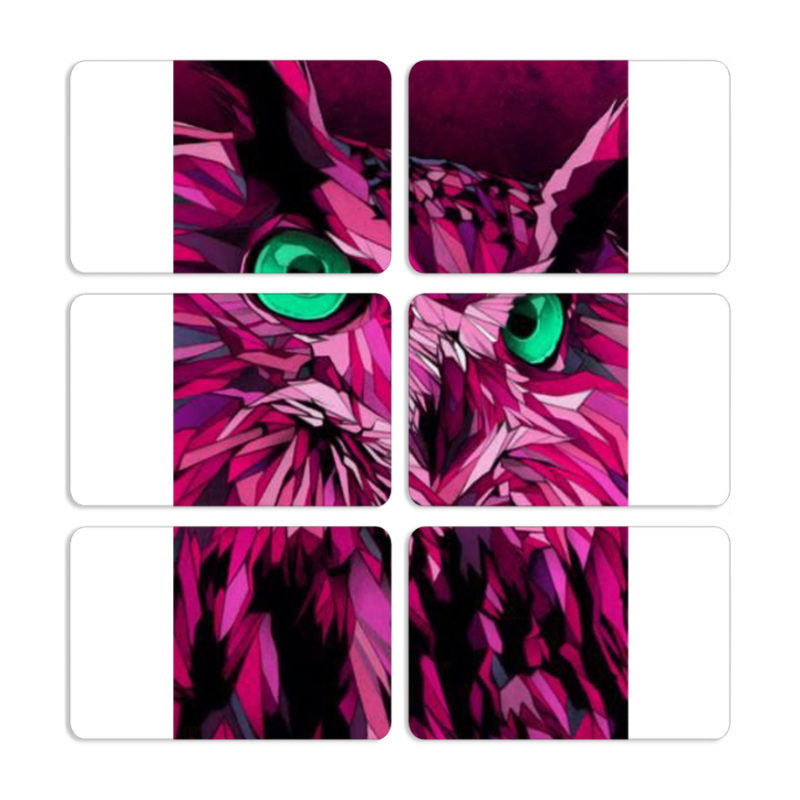 Магнитные фотопазлы 80 на 50 набор 6 штук 