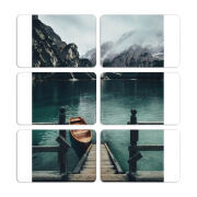 Магнитные фотопазлы 80 на 50 набор 6 штук 