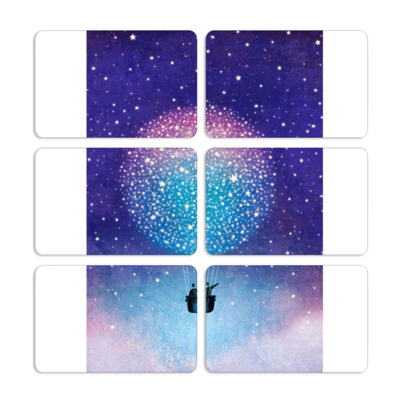 Магнитные фотопазлы 80 на 50 набор 6 штук 