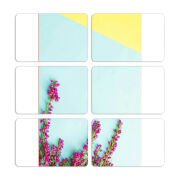 Магнитные фотопазлы 80 на 50 набор 6 штук 