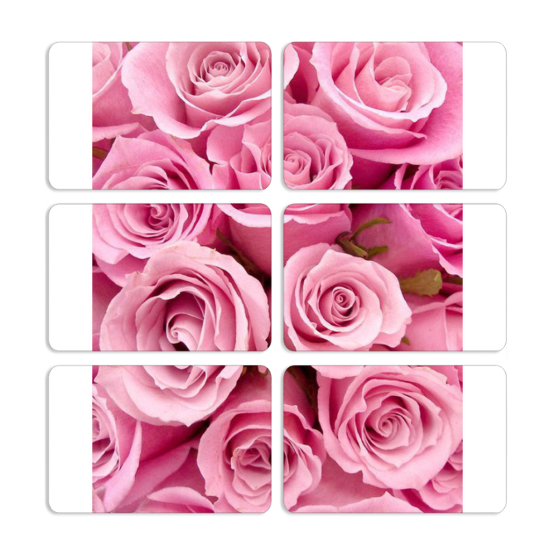 Магнитные фотопазлы 80 на 50 набор 6 штук 