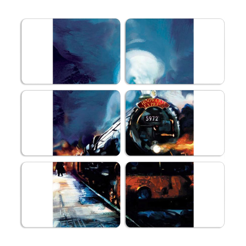 Магнитные фотопазлы 80 на 50 набор 6 штук 