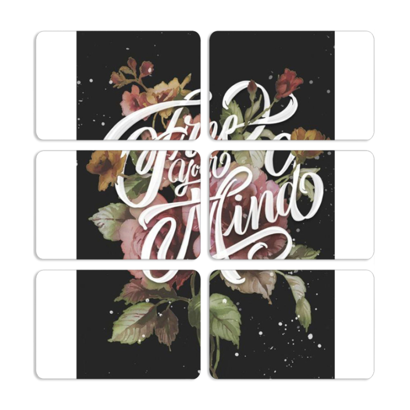 Магнитные фотопазлы 80 на 50 набор 6 штук 