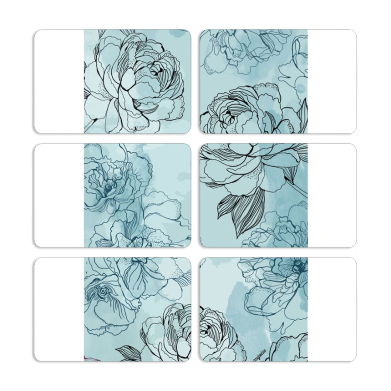 Магнитные фотопазлы 80 на 50 набор 6 штук 