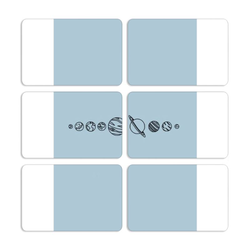 Магнитные фотопазлы 80 на 50 набор 6 штук 