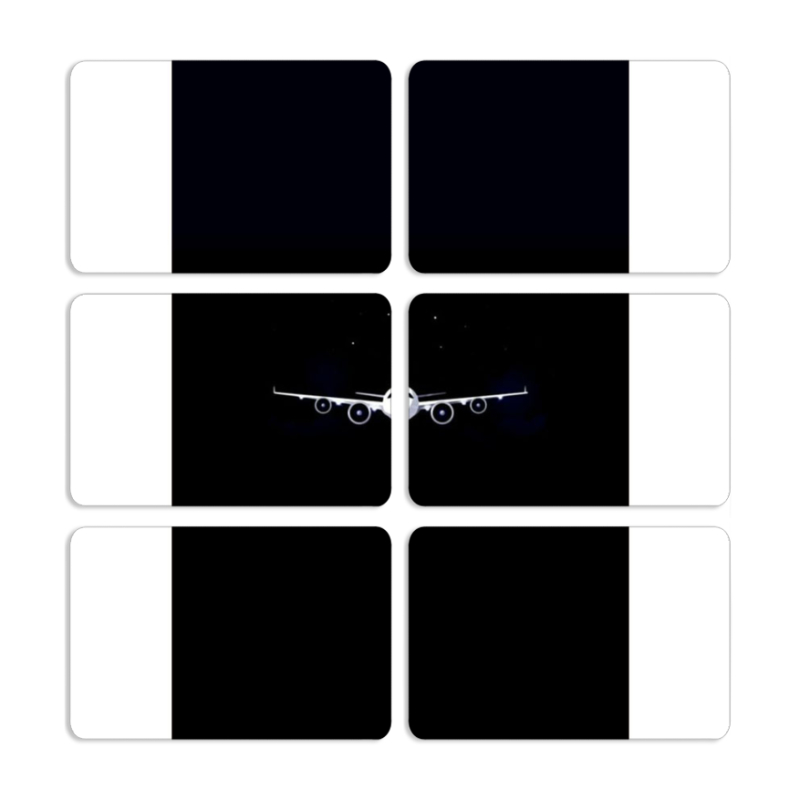 Магнитные фотопазлы 80 на 50 набор 6 штук 