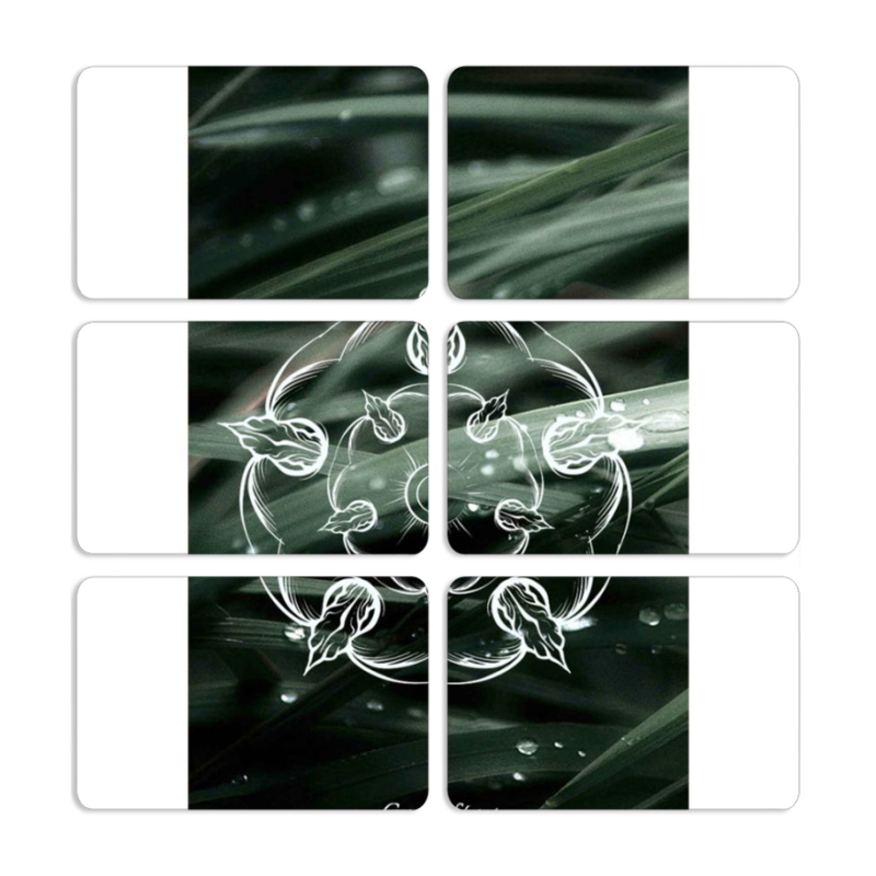 Магнитные фотопазлы 80 на 50 набор 6 штук 