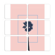 Магнитные фотопазлы 80 на 50 набор 6 штук 