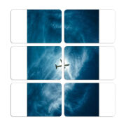 Магнитные фотопазлы 80 на 50 набор 6 штук 