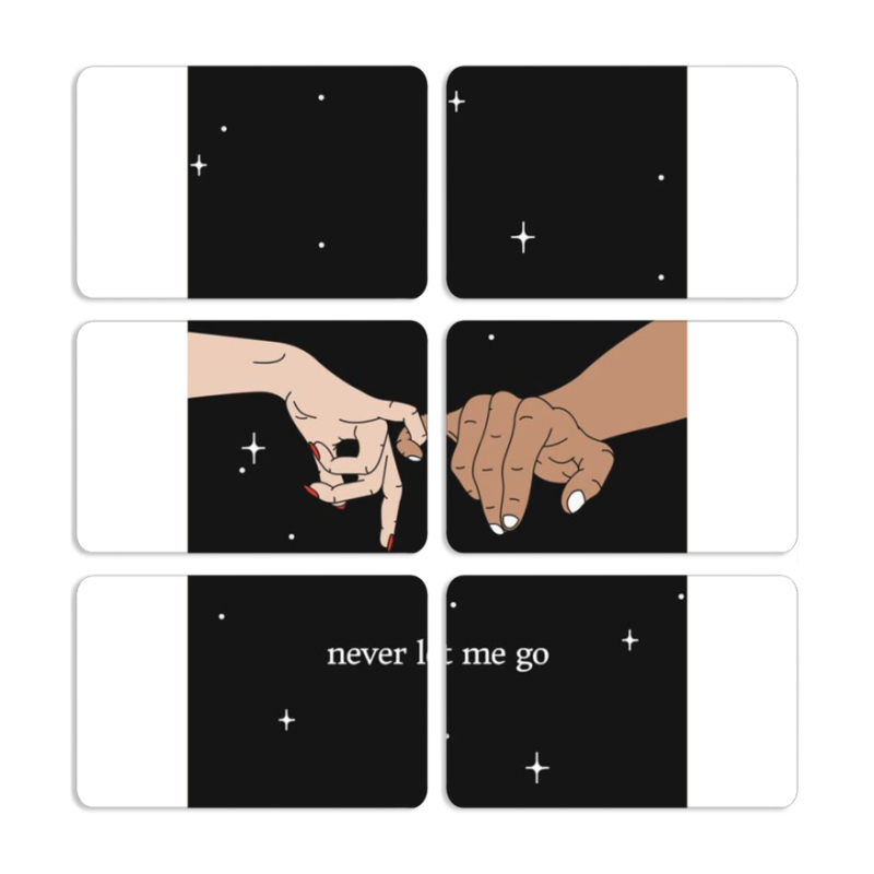 Магнитные фотопазлы 80 на 50 набор 6 штук 