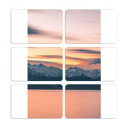 Магнитные фотопазлы 80 на 50 набор 6 штук 