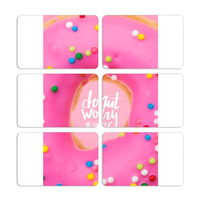 Магнитные фотопазлы 80 на 50 набор 6 штук 