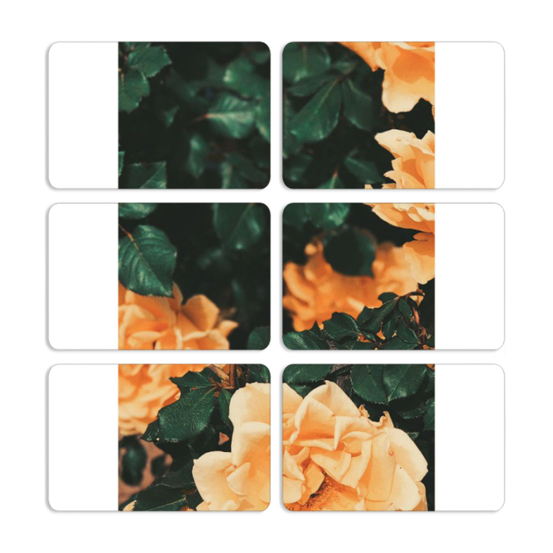 Магнитные фотопазлы 80 на 50 набор 6 штук 