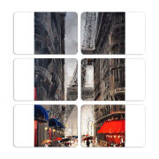 Магнитные фотопазлы 80 на 50 набор 6 штук 