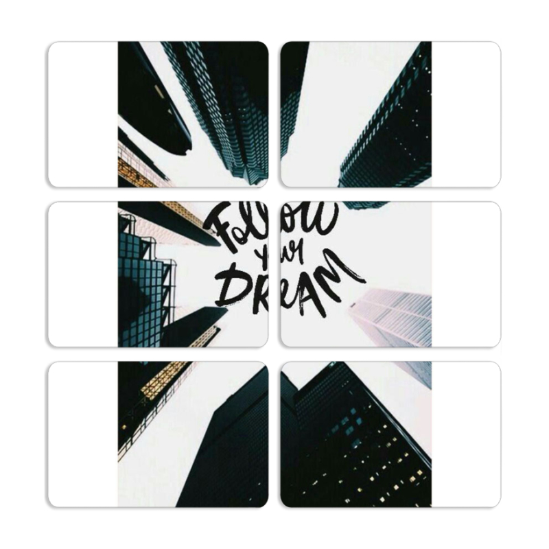 Магнитные фотопазлы 80 на 50 набор 6 штук 