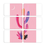 Магнитные фотопазлы 80 на 50 набор 6 штук 