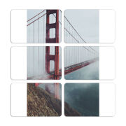 Магнитные фотопазлы 80 на 50 набор 6 штук 