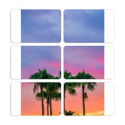 Магнитные фотопазлы 80 на 50 набор 6 штук 